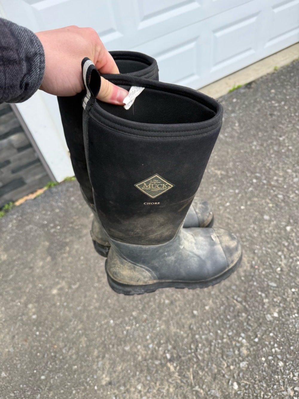 Muck Boot Company Men’s Black Chore Waterproof Work Boots